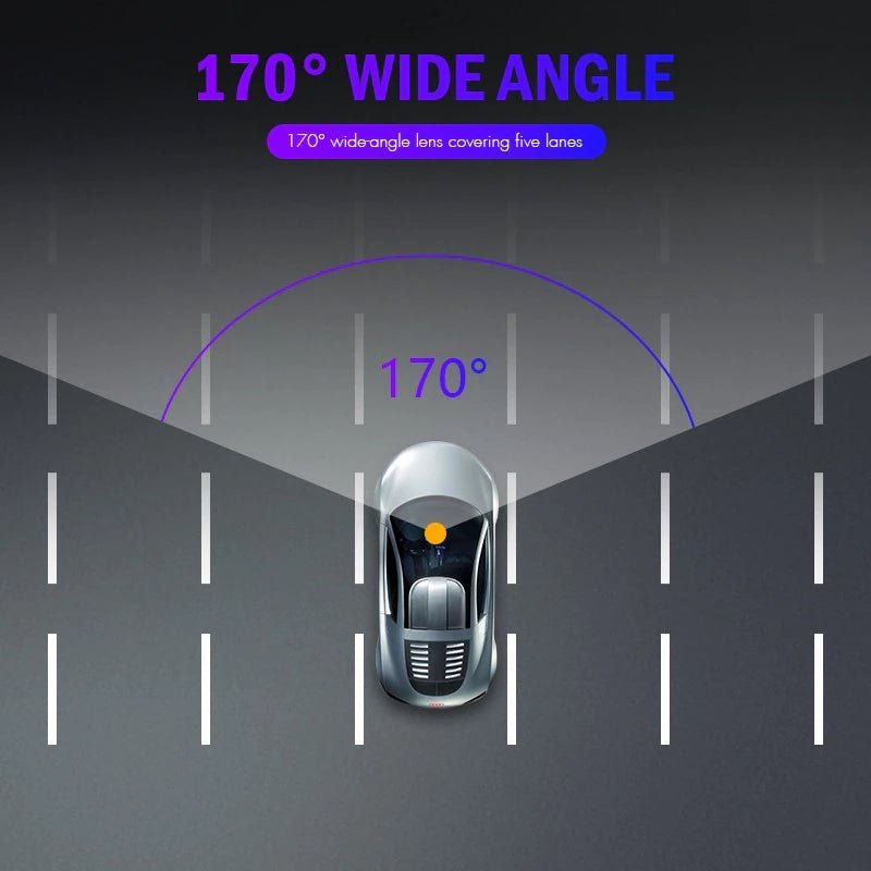 3 in 1 Rear View Dual Camera Full HD Night Vision Car Dash Camera - Gadgetoelectro