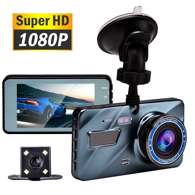 3 in 1 Rear View Dual Camera Full HD Night Vision Car Dash Camera - Gadgetoelectro