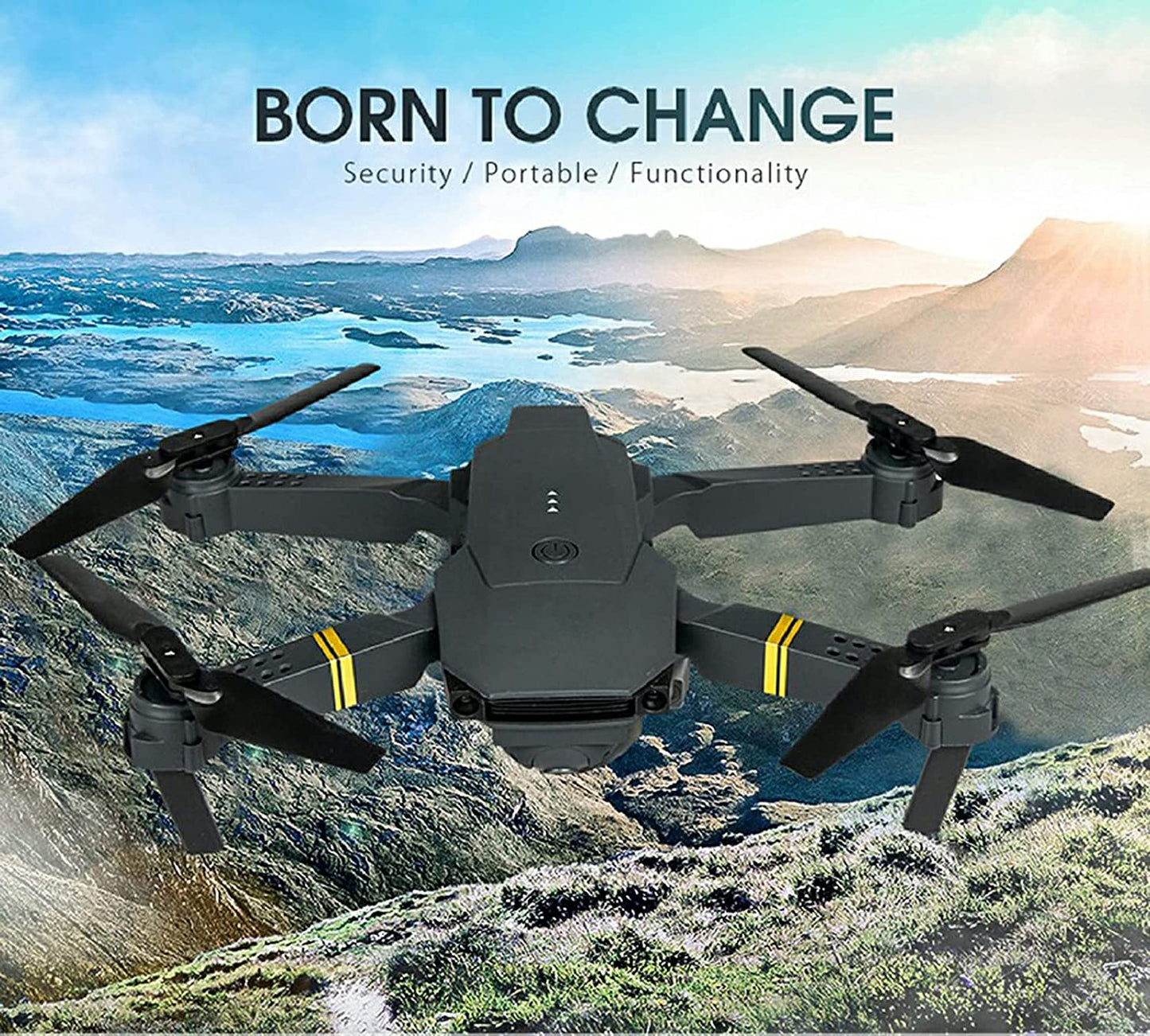 4K HD Dual Camera RC FPV WiFi Portable Wide Angle Foldable Quadcopter Drone - Gadgetoelectro