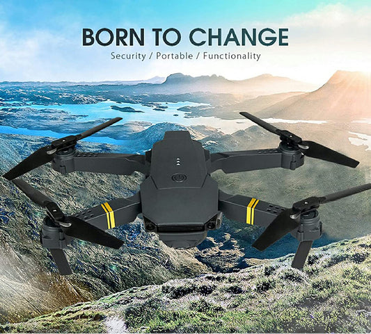 4K HD Dual Camera RC FPV WiFi Portable Wide Angle Foldable Quadcopter Drone - Gadgetoelectro